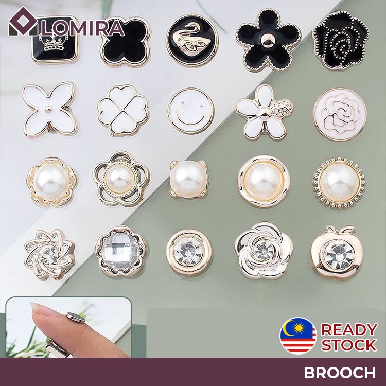 Magnetic Brooch Kerongsang Magnet Tudung Brooch pin brooches