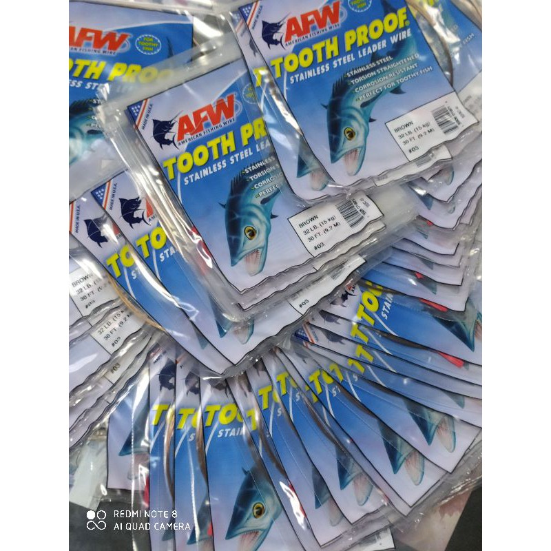 TOOTH PROOF AFW american fishing wire