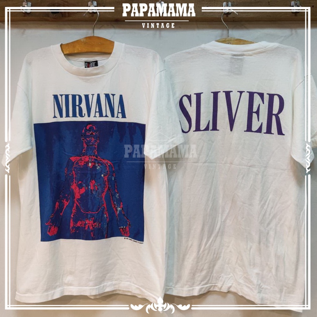 vintage nirvana sliver shirt