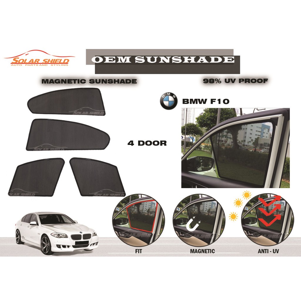 Bmw f10 deals sunshade