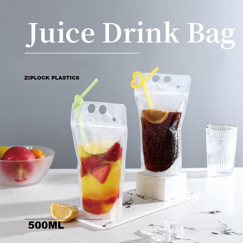 Ziplock juice pouch hot sale