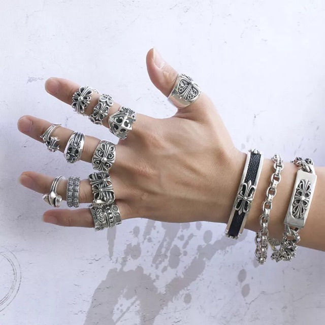 Chrome hearts deals ring mens