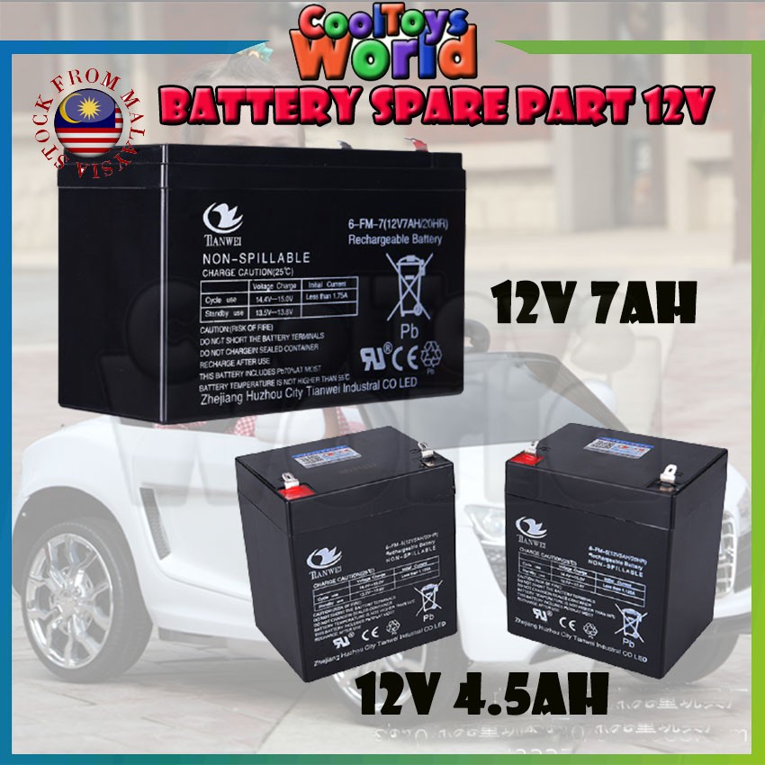 12V/4,5Ah Battery, Toys