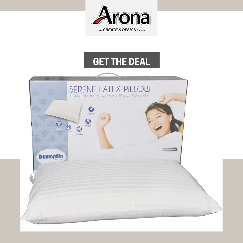 Dunlopillo soft latex outlet pillow