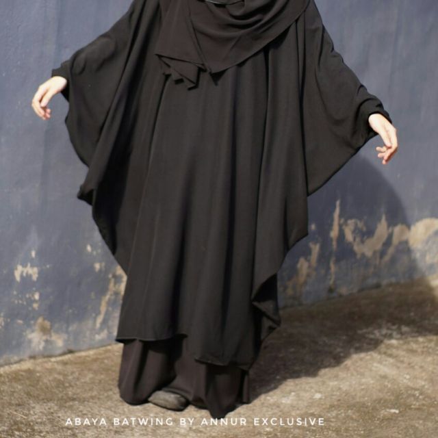 Abaya Batwing Abaya Abaya Murah Shopee Malaysia