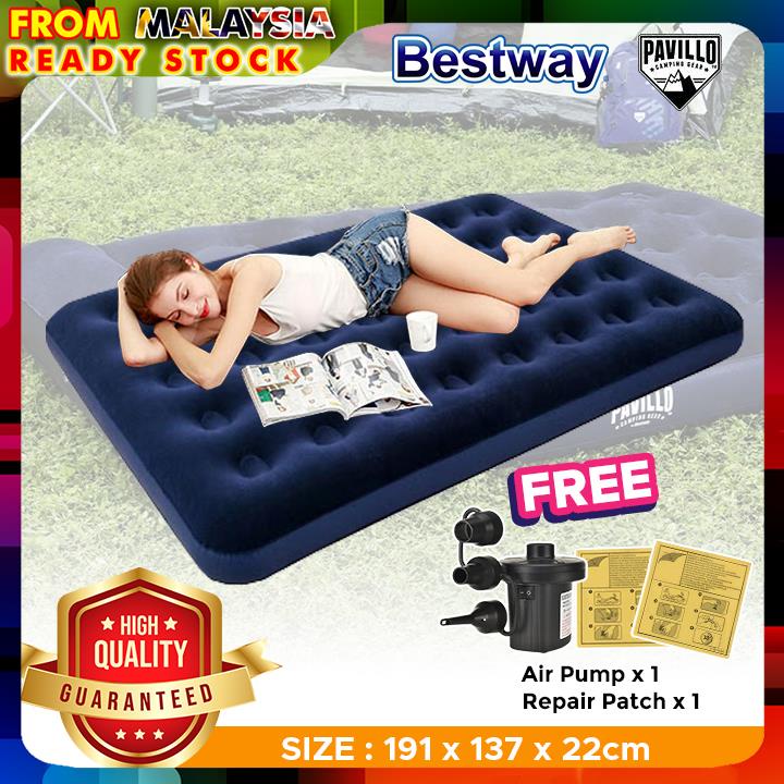 Bestway double outlet airbed with pump