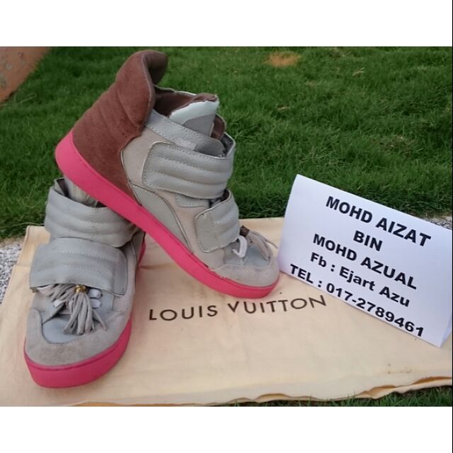 Buy Louis Vuitton x KANYE WEST JASPERS Jasper Kanye West High Cut Sneakers  Gray/Pink 10 Gray/Pink from Japan - Buy authentic Plus exclusive items from  Japan