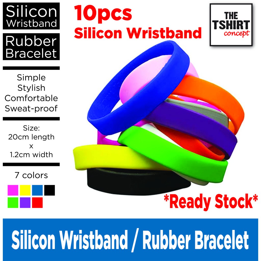 Rubber Bracelets Silicone Wristbands Wrist Band Custom Bulk Glow