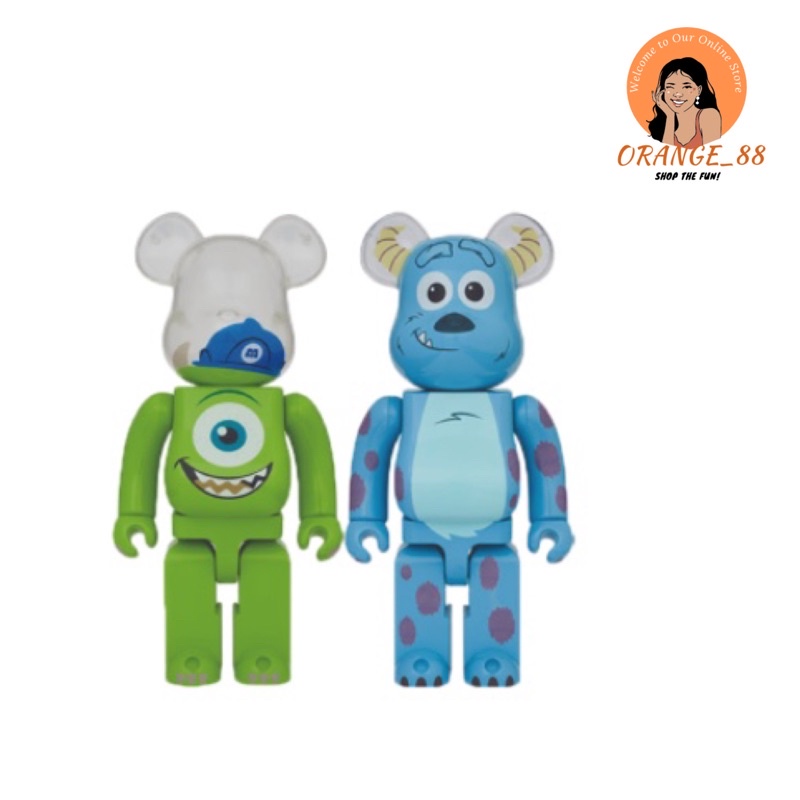 BEARBRICK• Mike & Sulley SET 1000% | Shopee Malaysia