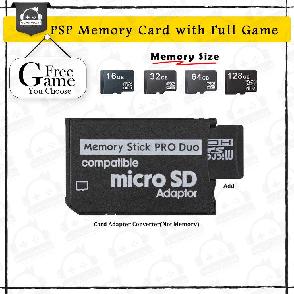 Psp memory stick clearance with games