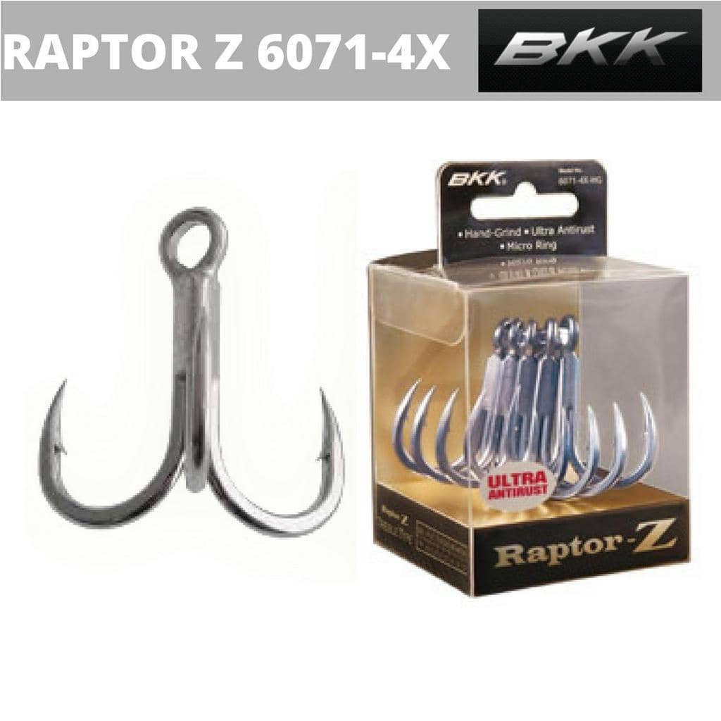 BKK RAPTOR Z Treble Hook (6071-4X-HG)