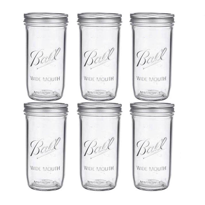 24oz Wide Mouth Canning Jar - Whisk