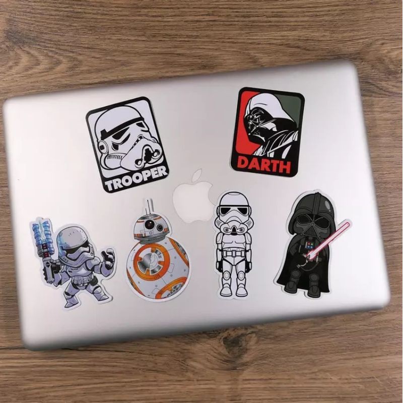 Star Wars Sticker Stormtrooper Darth Vader BB-8 NASA Luggage