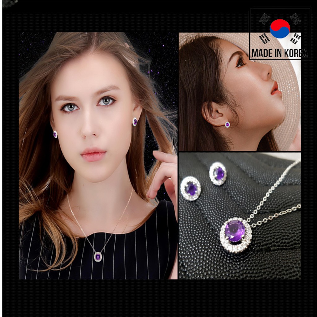 Korean amethyst clearance jewelry