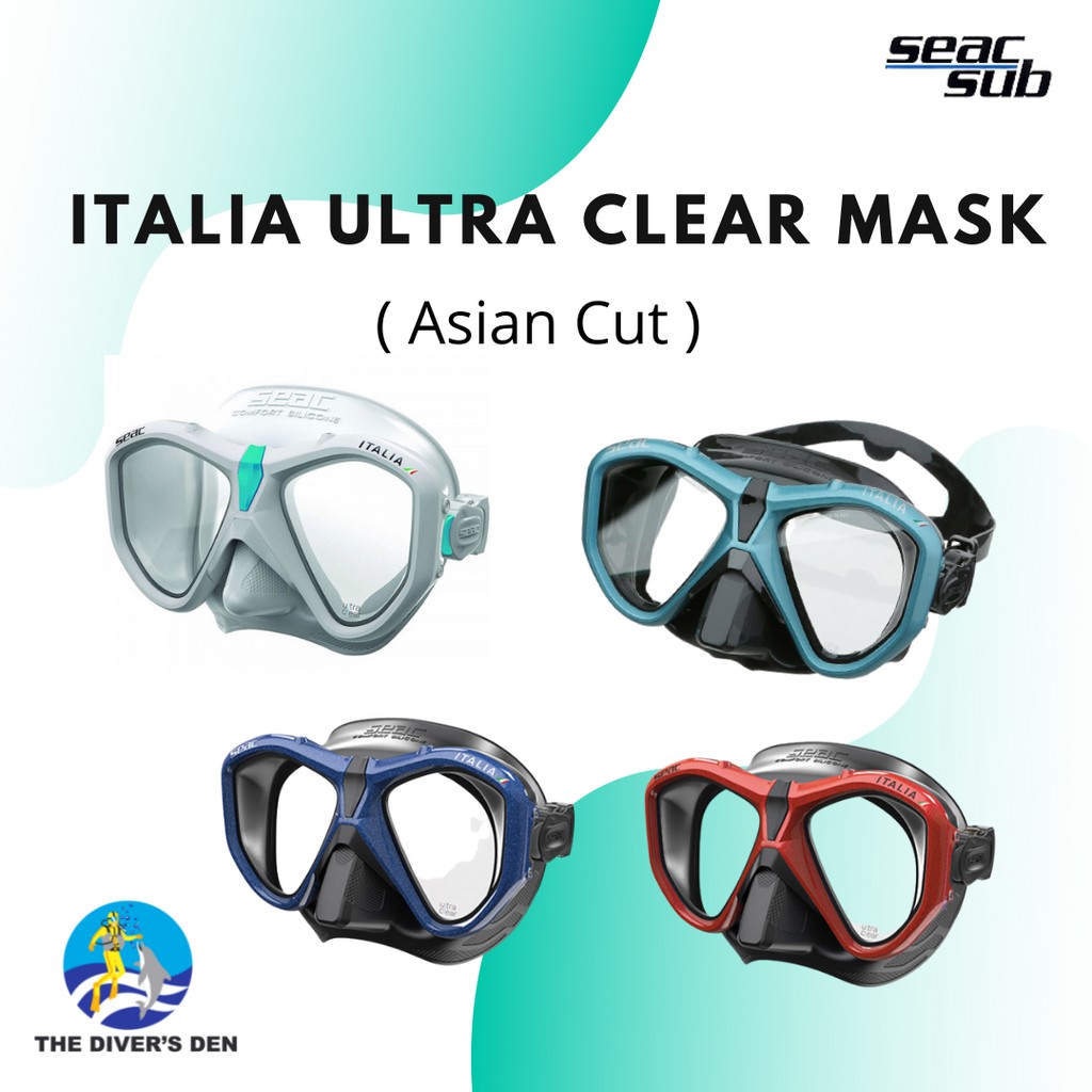 Seac Sub Italia Ultra Clear Mask Asian Fit