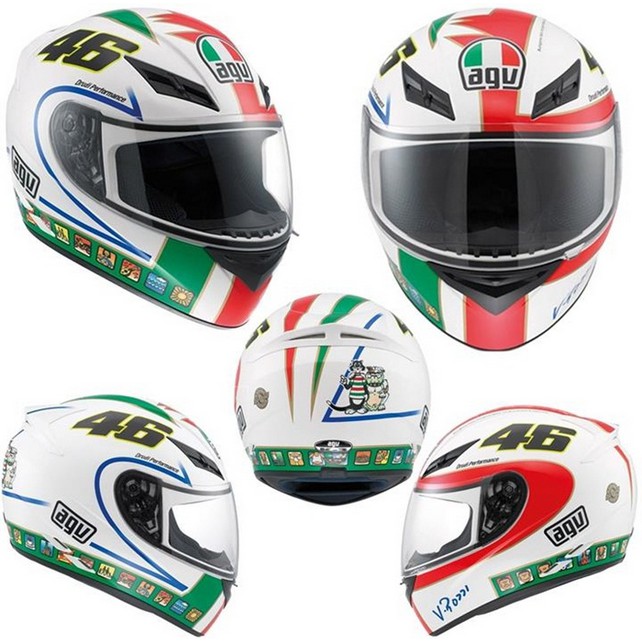 Agv casco K3 replica Mugello Valentino Rossi casque helmet