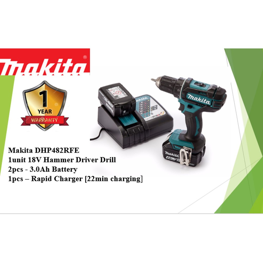 Makita dhp best sale 482 rfj