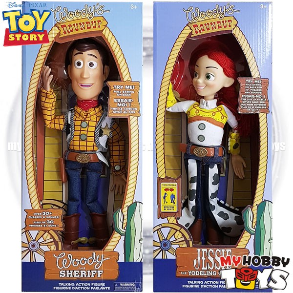 Disney Toy Story - New 16 Talking Woody and Jessie Soft Dolls / Model  Figures ( 1:1 Kids Toys Malaysia Ready Stock! )