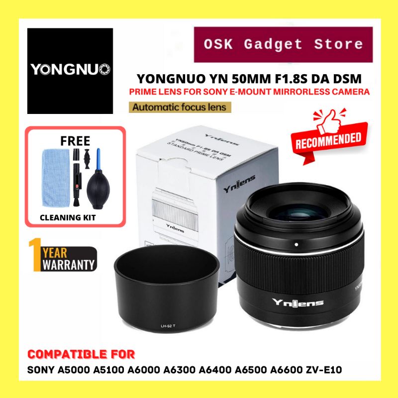 Yongnuo 50mm sony discount e