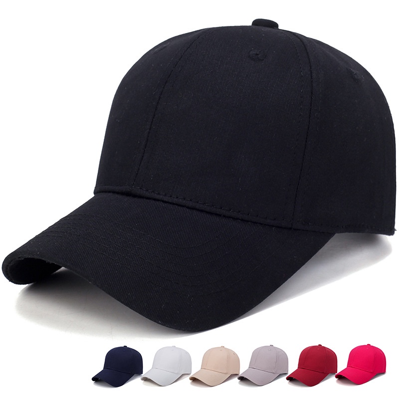 Plain black cheap cap womens