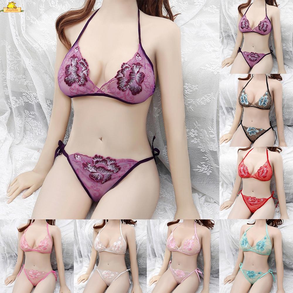 1pc Open Crotch Triangle Panties For Women, Tempting, Transparent, Sexy,  Ultra-thin Lace, Split, Japanese Style