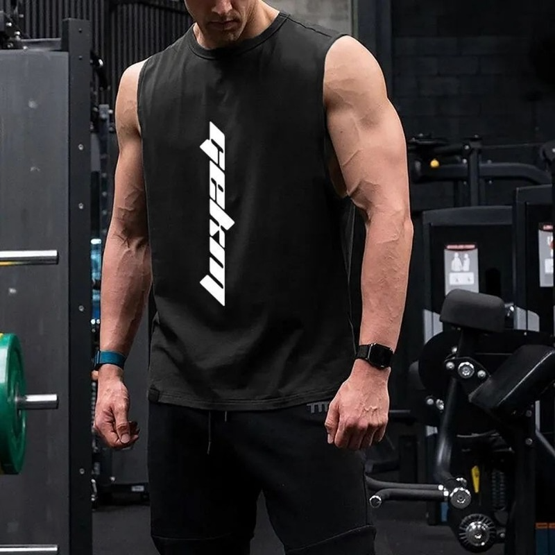 Workout on sale top men