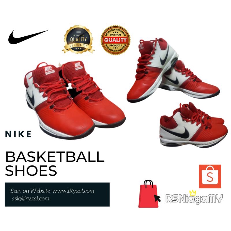 Nike air visi on sale pro 5 red