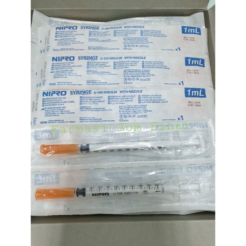 Seringue insuline 1 ml, Nipro