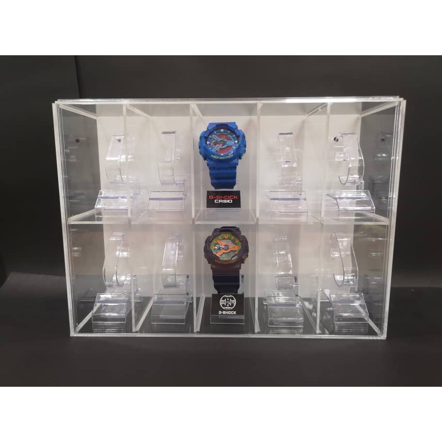 G shock hotsell watch display case