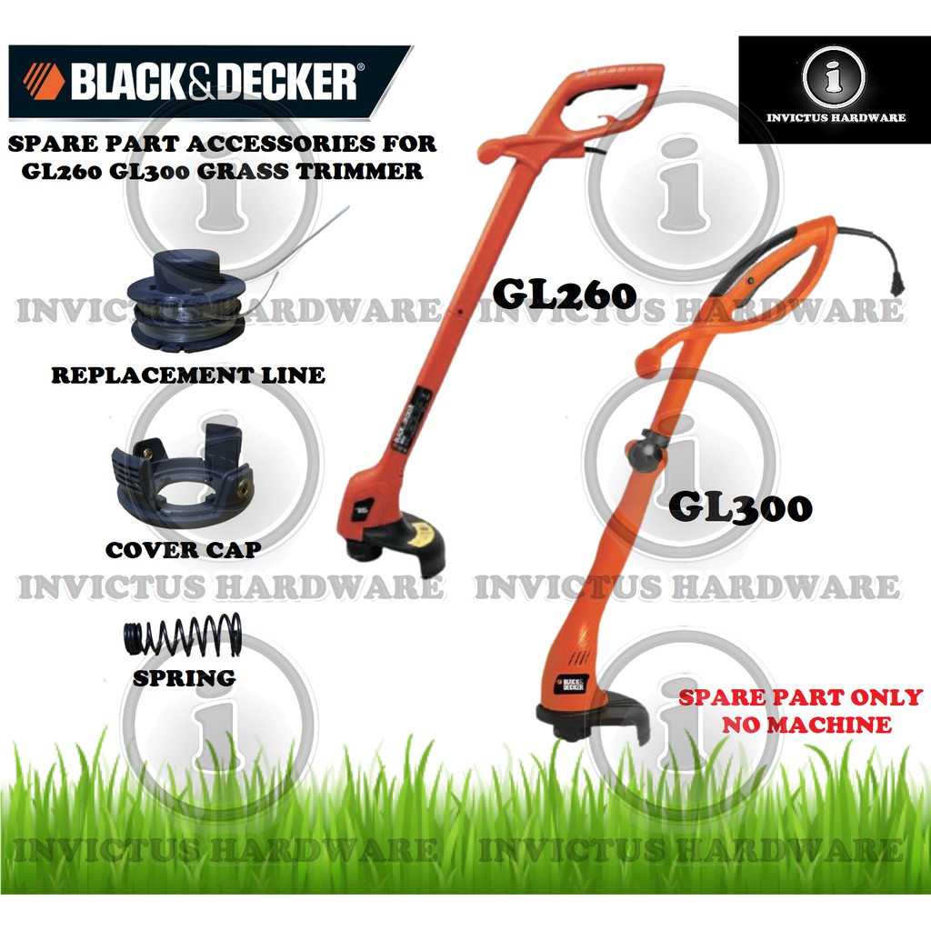 GL5530,GL350 BLACK DECKER STRING REFILL A6441 SPOOL NYLON GRASS TRIMMER, REPLACEMENT LINE SPARE PART ACCESSORIES CAP