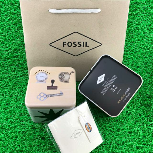 Full set Box Fossil Paper bag Fossil for special gift watch