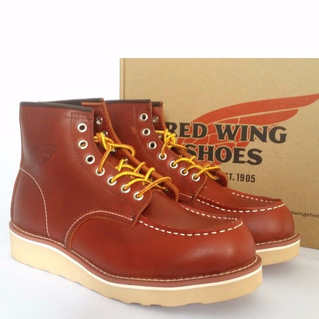 READY STOCK MALAYSIA] Red Wing 8875 Redbrown High Cut Boots