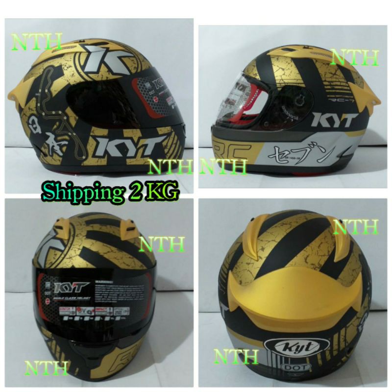 Kyt clearance helmet gold