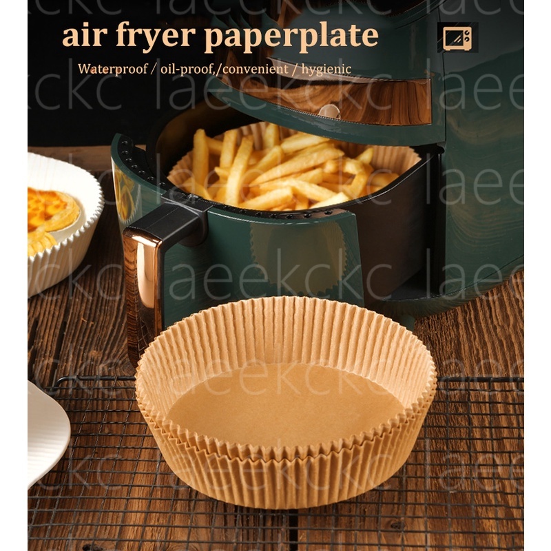 50PCS Air Fryer Paper Liner Disposable Air Fryer Sheet Oil-proof