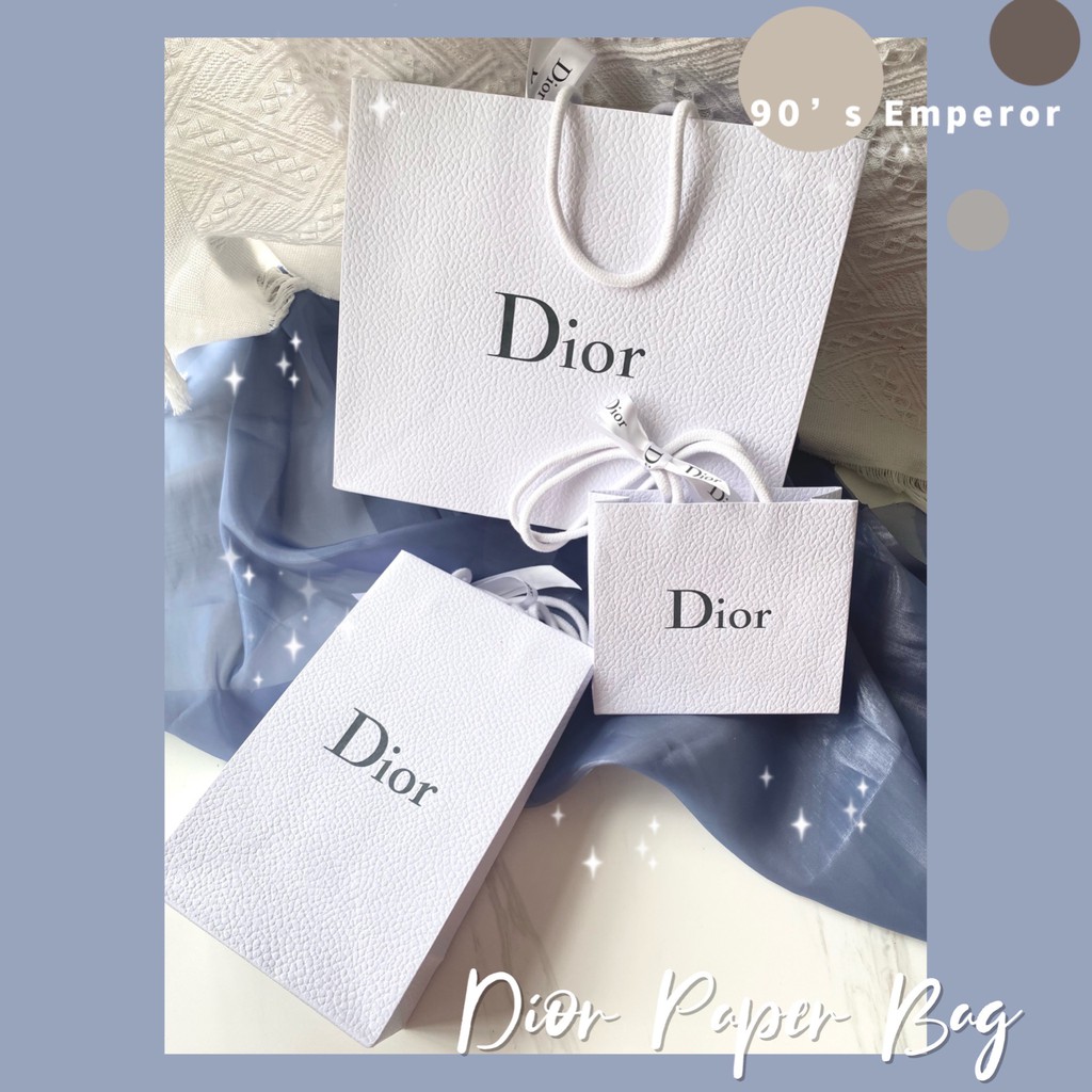 Paper bag best sale dior original