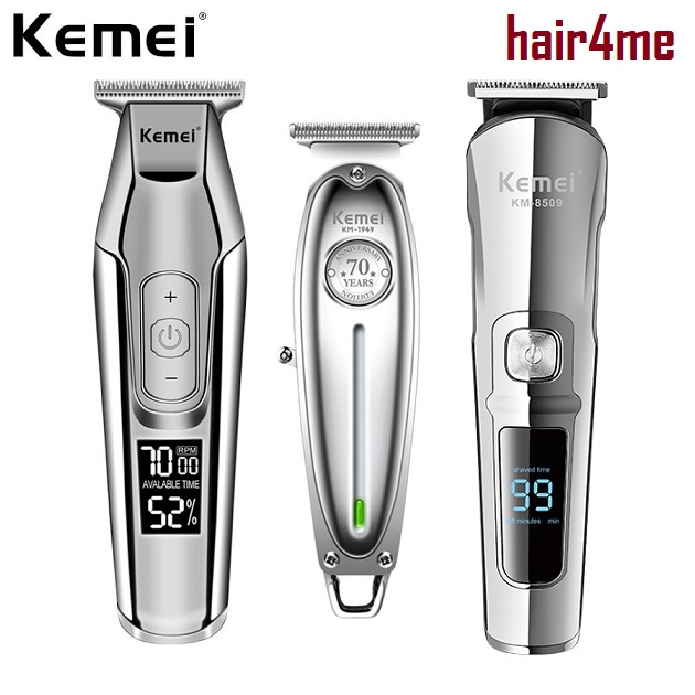 Kemei KM-1949 Pro Electric Barber Full Metal Professional Hair Trimmer For  Men Beard Hair Clipper Finishing Hair Cutting Machine