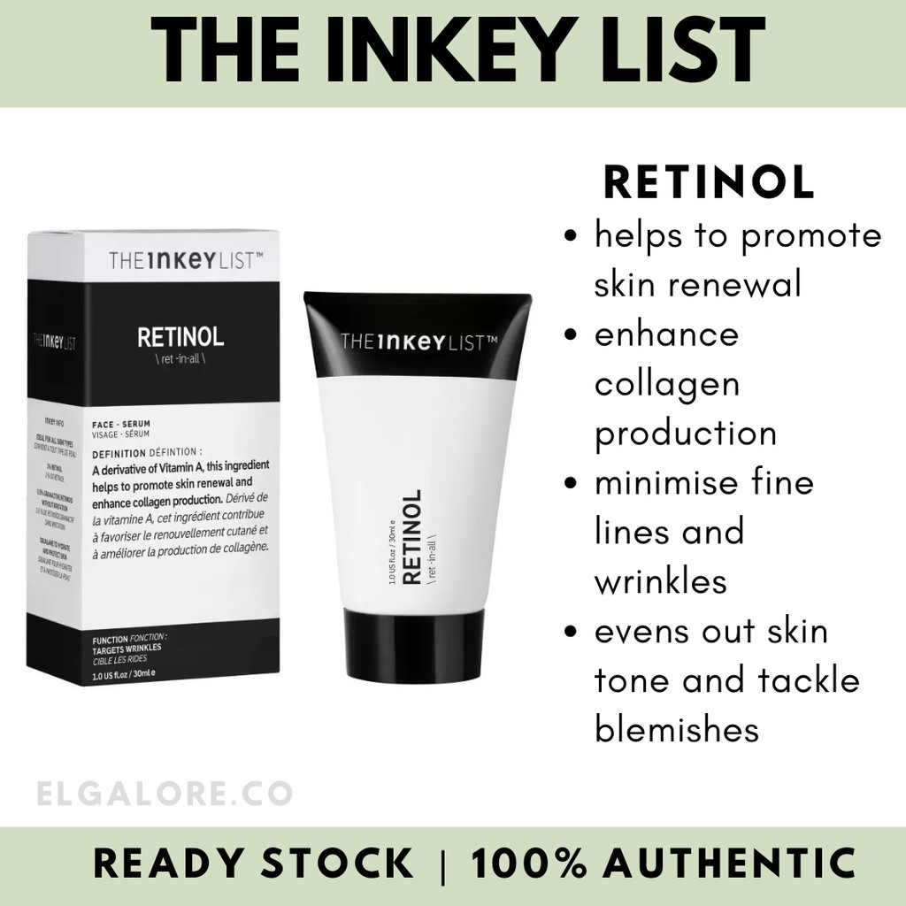 Inkey list on sale retinol serum