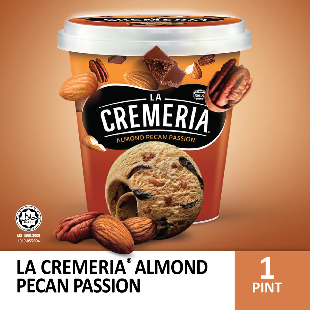 LA CREMERIA Almond Pecan Passion Pint (1 Pint, 750ml) | Shopee Malaysia