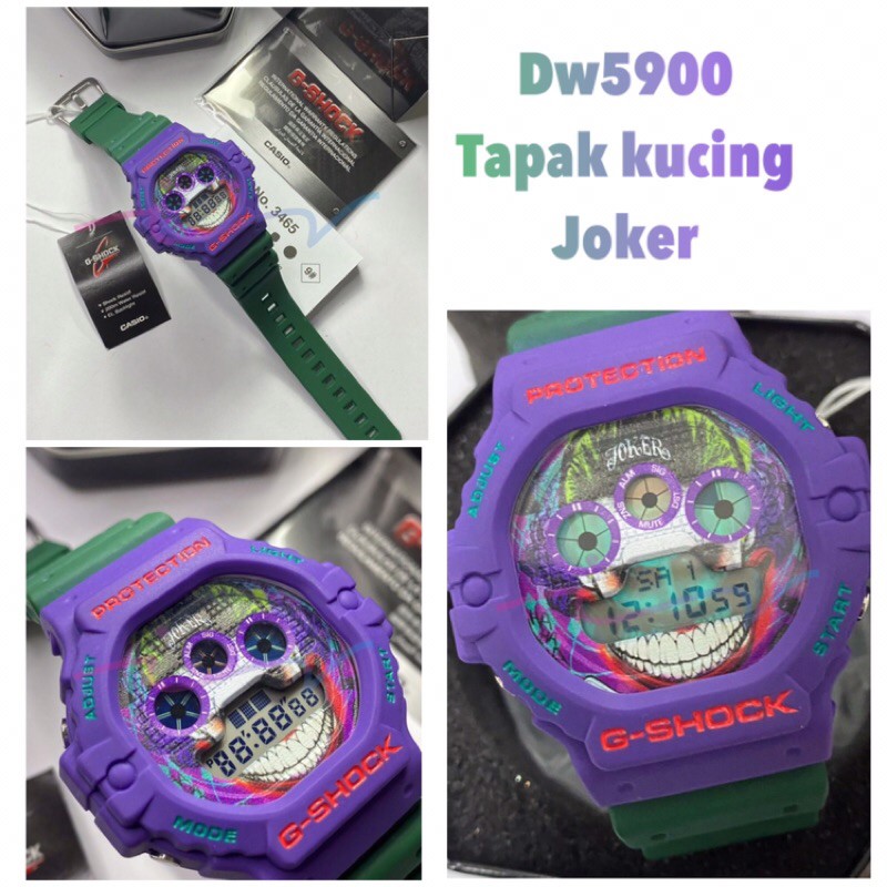 G shock best sale tapak kucing joker