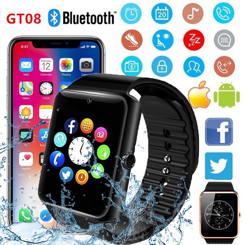 Gt08 smart watch app for iphone new arrivals