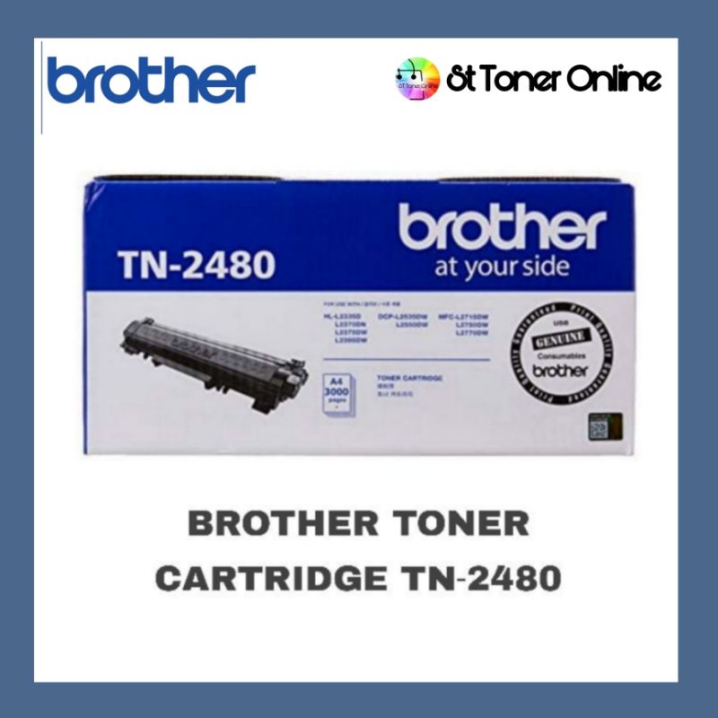 TN-2480 Toner Cartridge#HL-2270DW / HL-2385DW DCP-L2550DWMFC-L2715 MFC - L2770DW | Malaysia