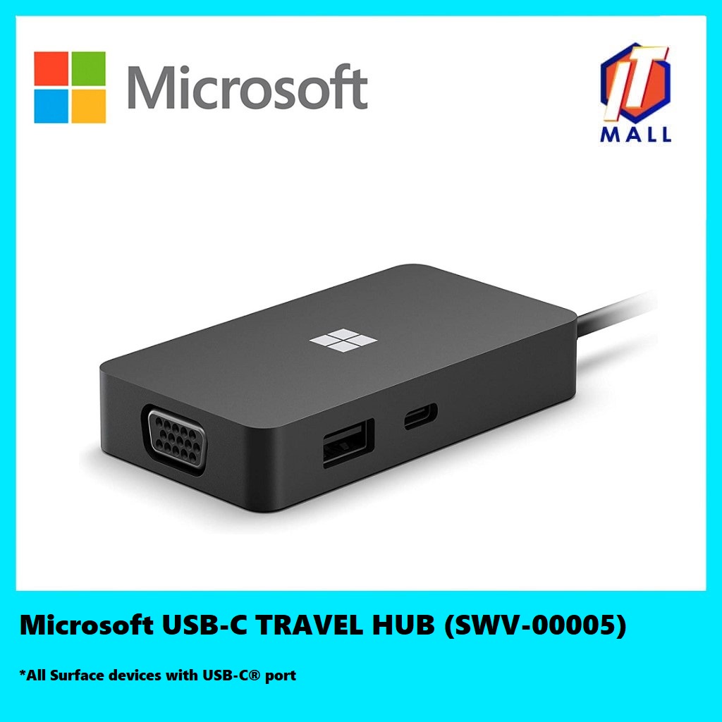 Microsoft USB-C Travel Hub - docking station - USB-C - VGA, HDMI