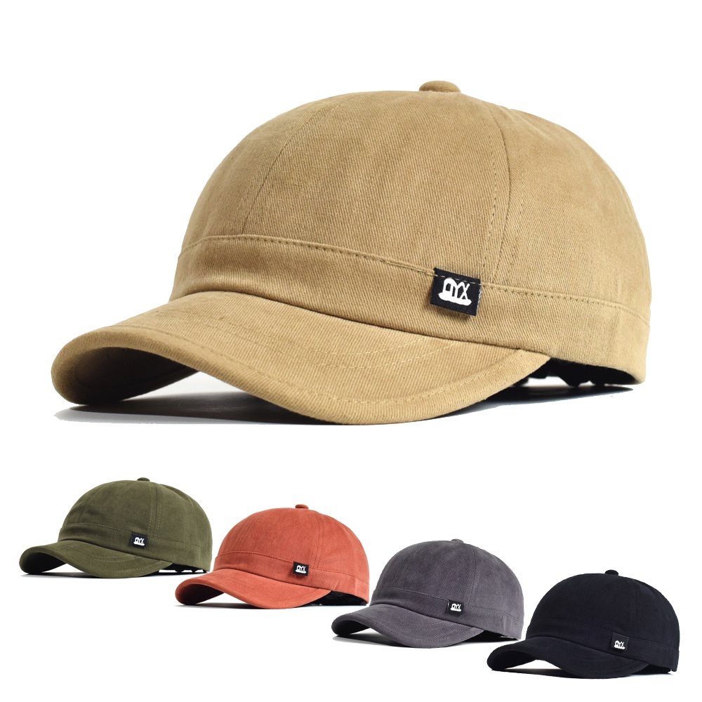 Women's short cheap brim baseball cap