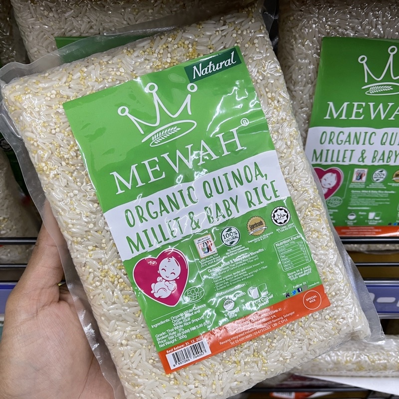 Millet rice for store baby