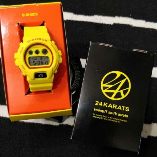 G shock sale 24 karat yellow