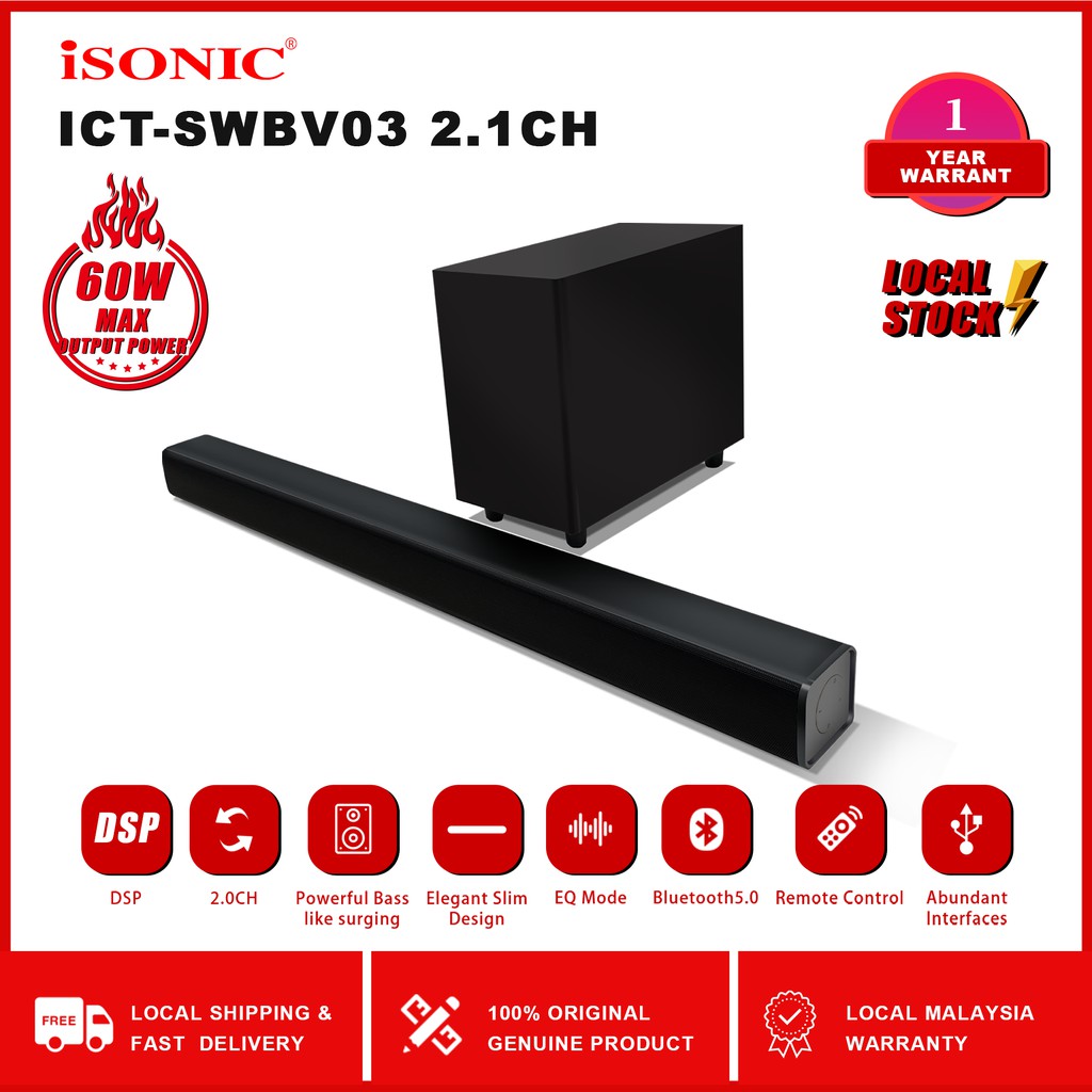 Sanyo 2.1 hot sale soundbar