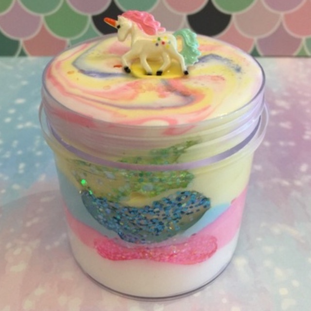 UNICORN SLIME JARS  UNICORN SLIME JARS 💕