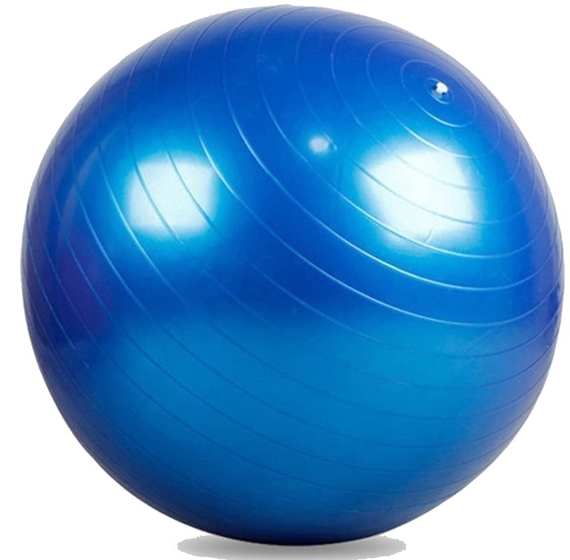 Blue store yoga ball