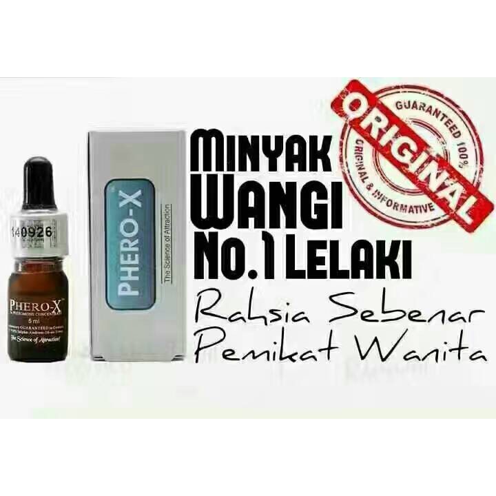 Limited Stock Phero X 100 Original Perfume Minyak Wangi