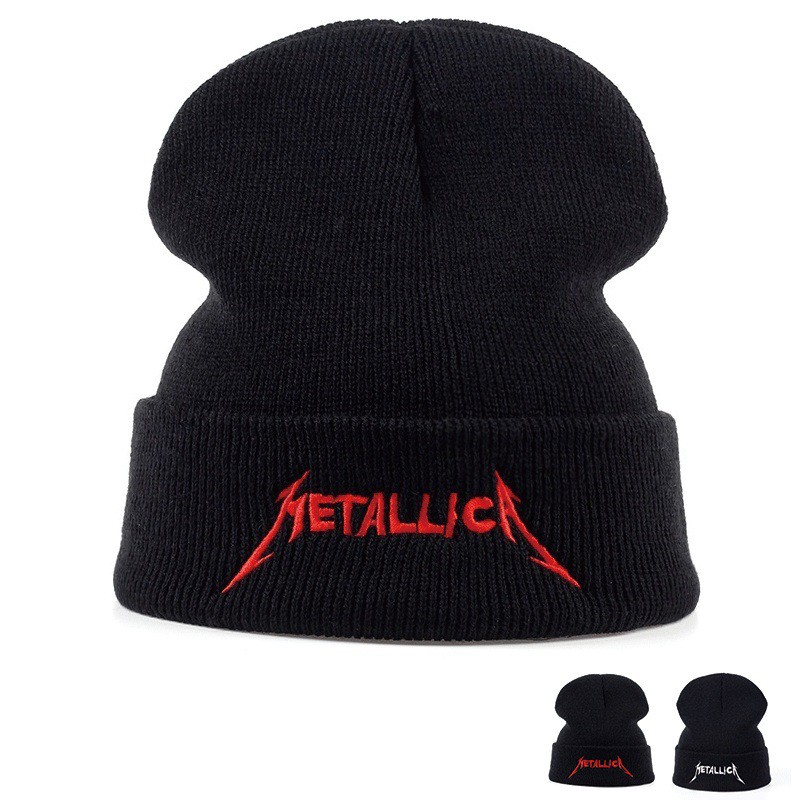 Metallica rock music winter hat men and women street hat warm hat